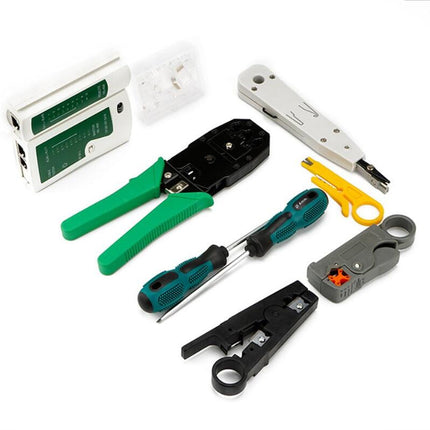 Network Toolkit Combination Set for LAN Crimping and Testing