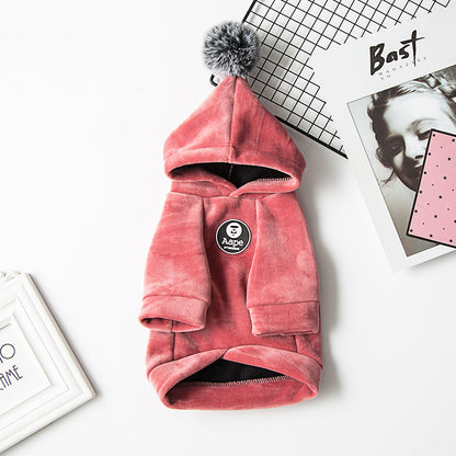 Pet Warm Hoodie Cozy and Comfortable Clothing for Dogs & Cats