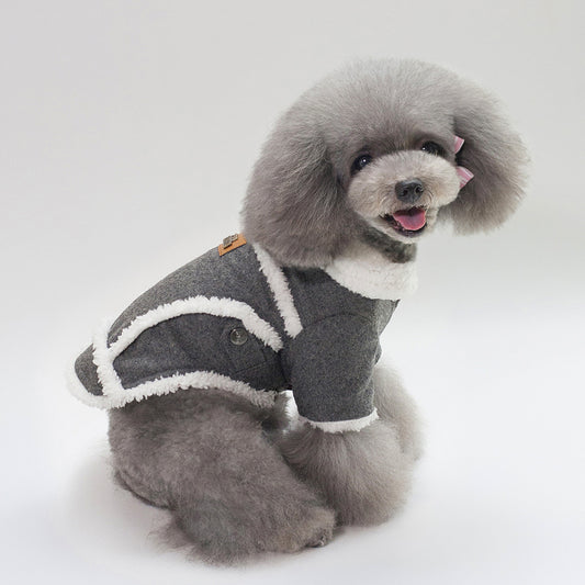 Buy Thick Warm Dog Coat for French Bulldog Winter Pet Clothes