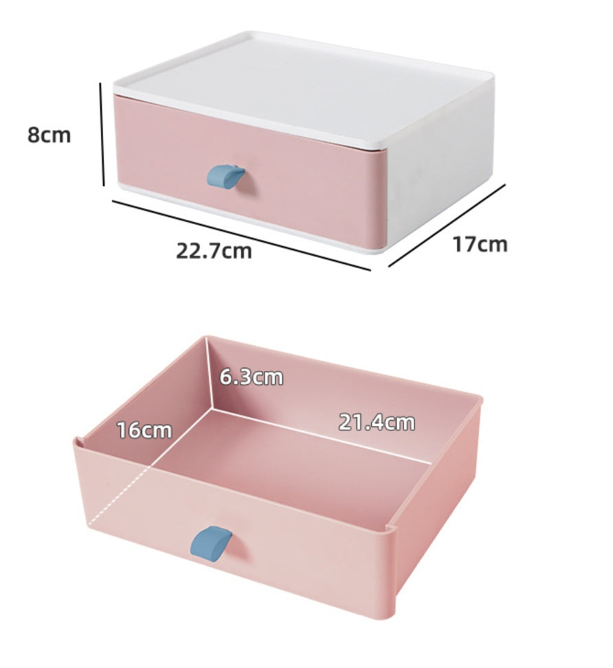 Hot Selling Cosmetics Storage Box  Plastic Organizer for Home