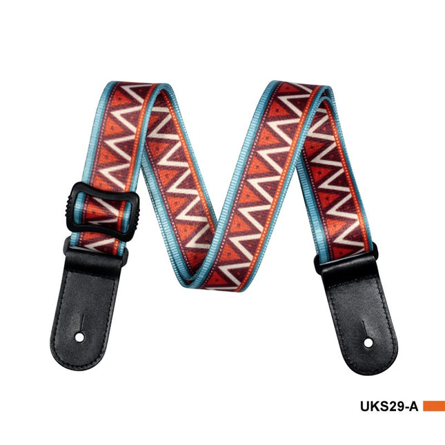 Thermal Transfer Printing Ukulele Color Small Guitar Strap