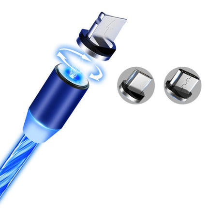 Buy Magnetic Streamer Flowing Light Data Cable for iPhone Type-C