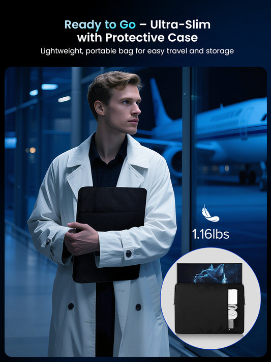  18.5 Inch Portable Monitor for Laptop, MacBook and Travel Use Global swanky 3