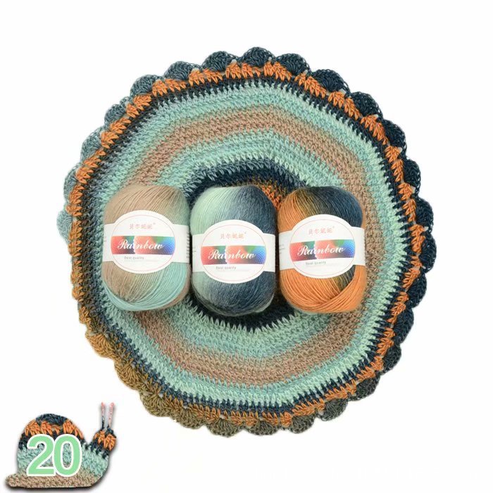 Buy Rainbow Ball of Yarn for DIY Sewing & Craft Making