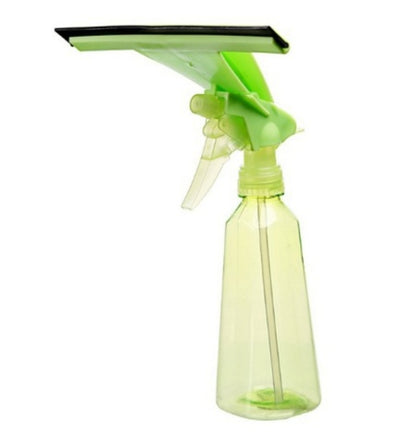 Water Spray Glass Cleaning Brush with Aluminum Long Handle