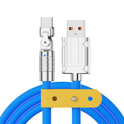 180-Degree Rotating Type-C Fast Charging Cable
