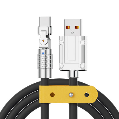 180-Degree Rotating Type-C Fast Charging Cable