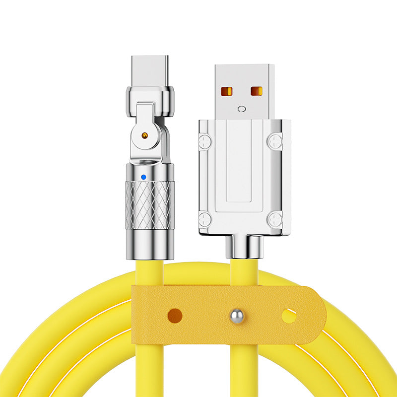 180-Degree Rotating Type-C Fast Charging Cable