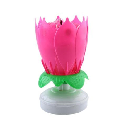 Buy First Musical Lotus Candle Colorful Birthday Cake Decor