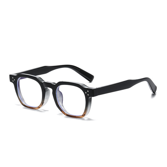 Fashion Round Frame Studded Sunglasses for Eye Protection