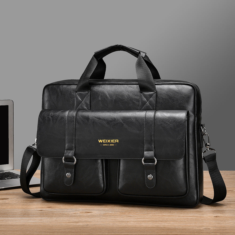 Buy Mens Business Large-Capacity ShoulderCrossbody Modern Briefcase