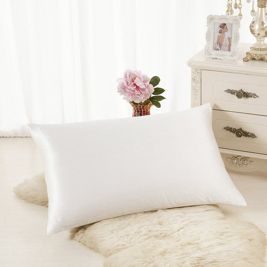 Satin Solid Color Pillowcase Simulation Silk Ice Silk Single