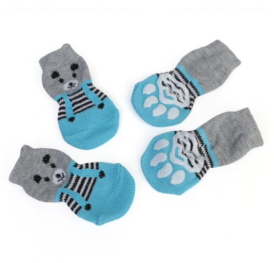 Pet Knit Skid Warm Love Cotton Socks – Comfortable & Cozy