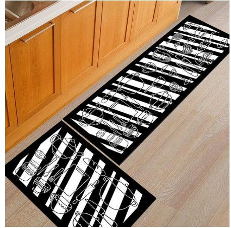 Non-Slip Bathroom and Bedside Floor Mats Durable and Easy