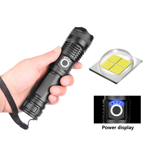 USB Charging Zoom P50 Flashlight – High Power LED Torch