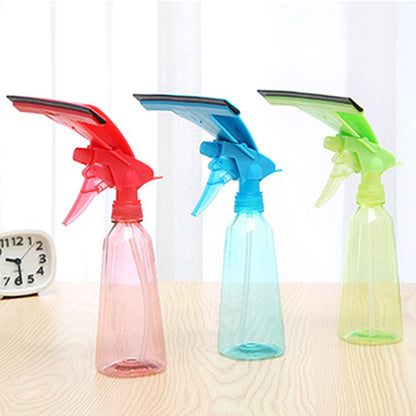 Water Spray Glass Cleaning Brush with Aluminum Long Handle