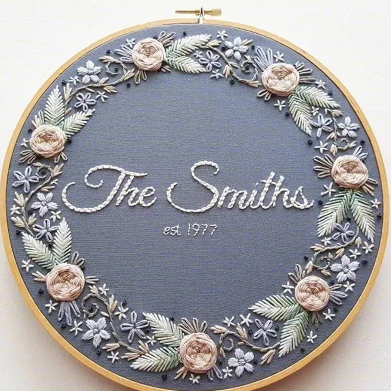 Handmade Embroidery Material Package – Full DIY Craft Kit