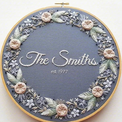 Handmade Embroidery Material Package – Full DIY Craft Kit