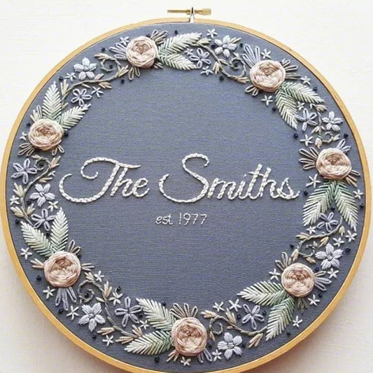 Handmade Embroidery Material Package – Full DIY Craft Kit