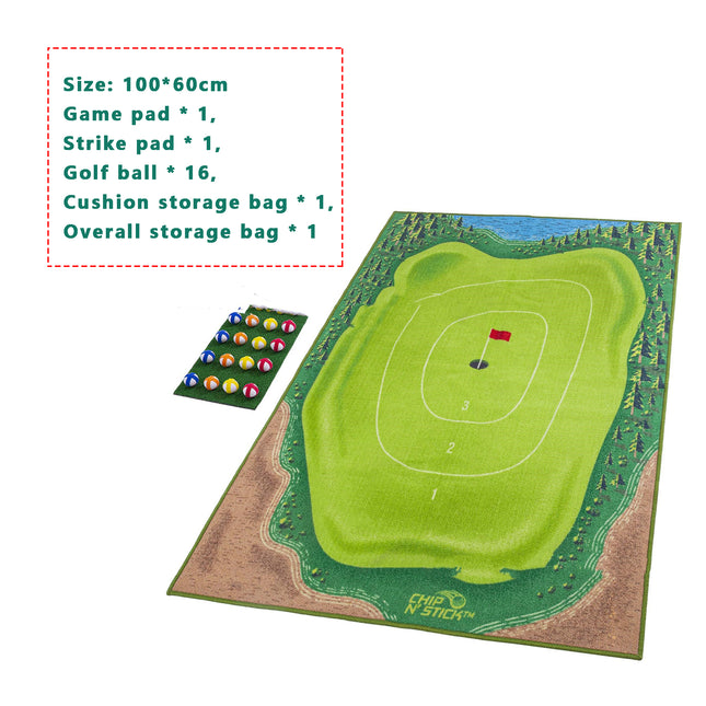 Golf Swing Training Mat for Parent-Child Practice Swing Path