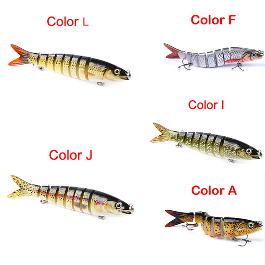 Buy Multi Jointed Pike Fishing Lures Hard Bait for Carp Trolling