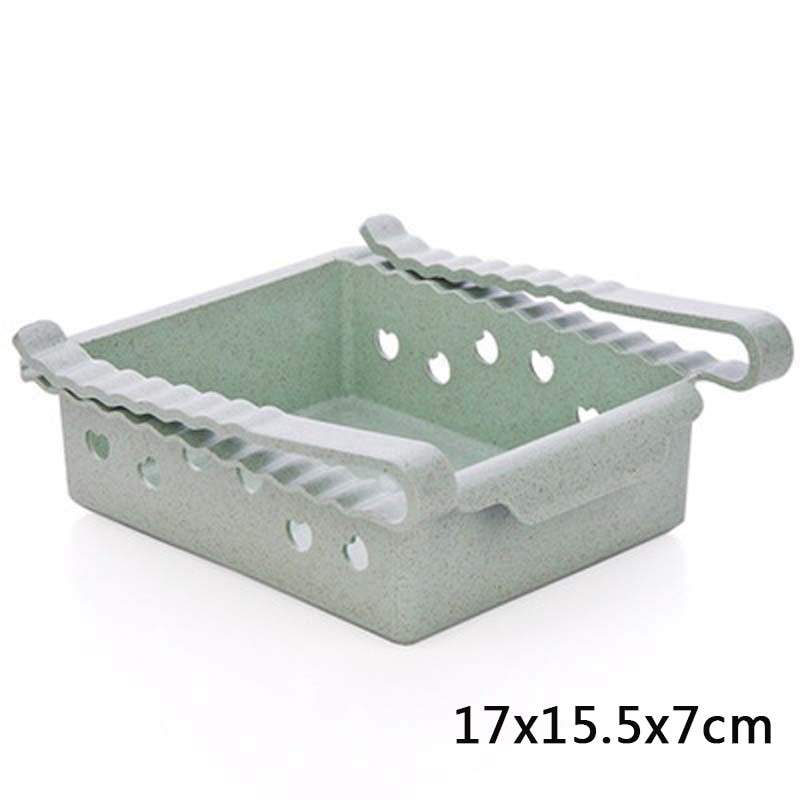 Hanging Plastic Refrigerator Storage Rack Kitchen Organizer