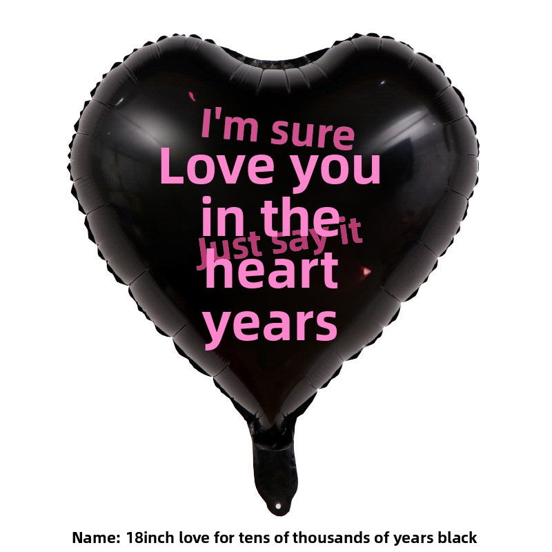 18 inch love balloon
