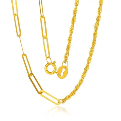18K Gold Chain Necklace