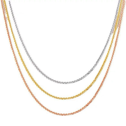 18K Gold Chain Necklace