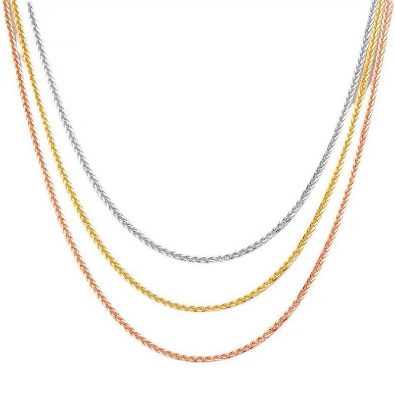 18K Gold Chain Necklace