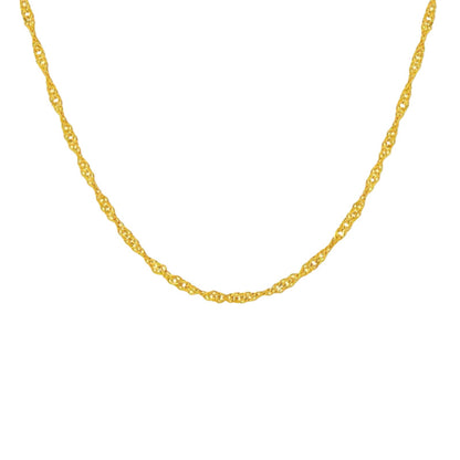 18K Gold Chain Necklace