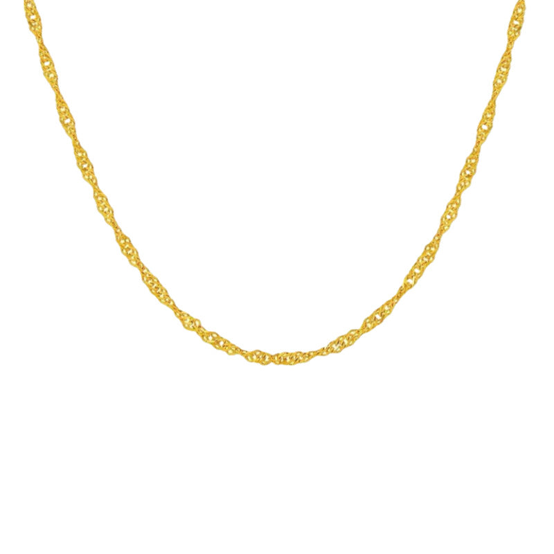 18K Gold Chain Necklace
