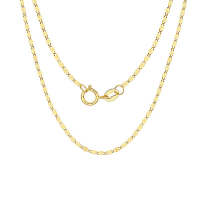 18K Gold Chain Necklace