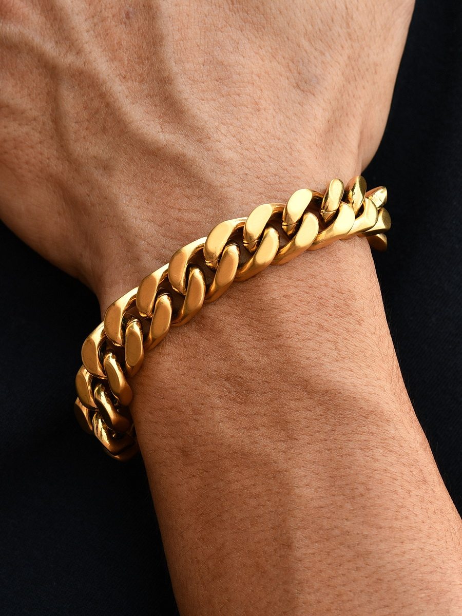 18K gold Cuban chain