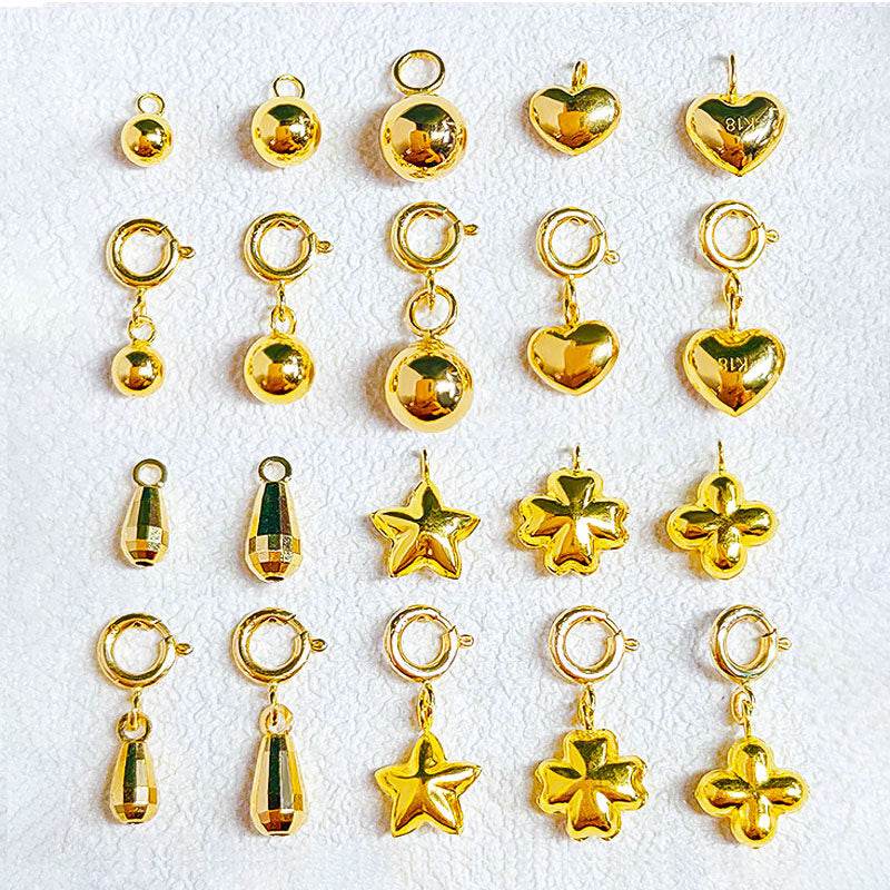 18K Gold Jewelry Connector Clasps