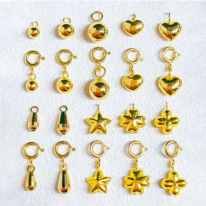 18K Gold Jewelry Connector Clasps
