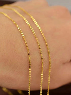Gold Color O-Shaped Chain 45Cm-1.28G