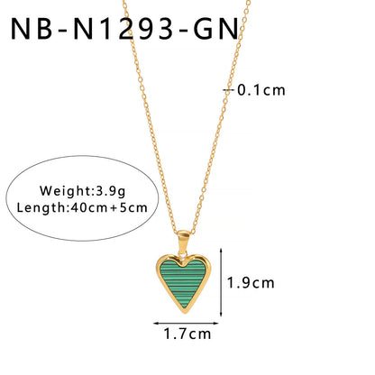 18K gold stainless steel necklace