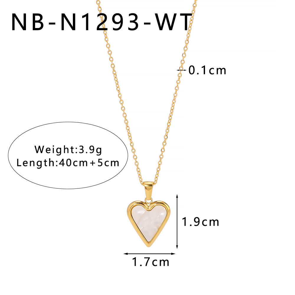 18K gold stainless steel necklace