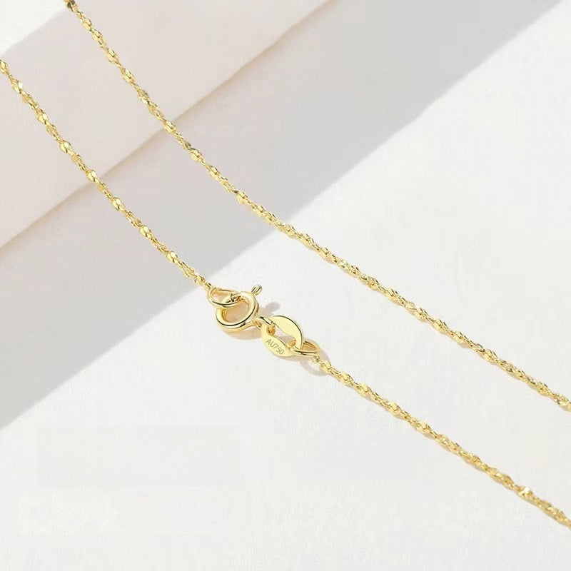 18K Gold Women Necklace Chain