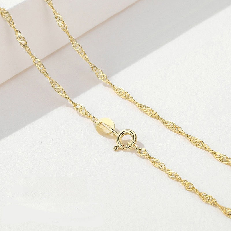 18K Gold Women Necklace Chain