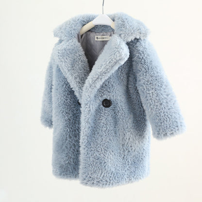 Big Kids Fur Coat – Cozy Autumn and Winter Coat for Kids