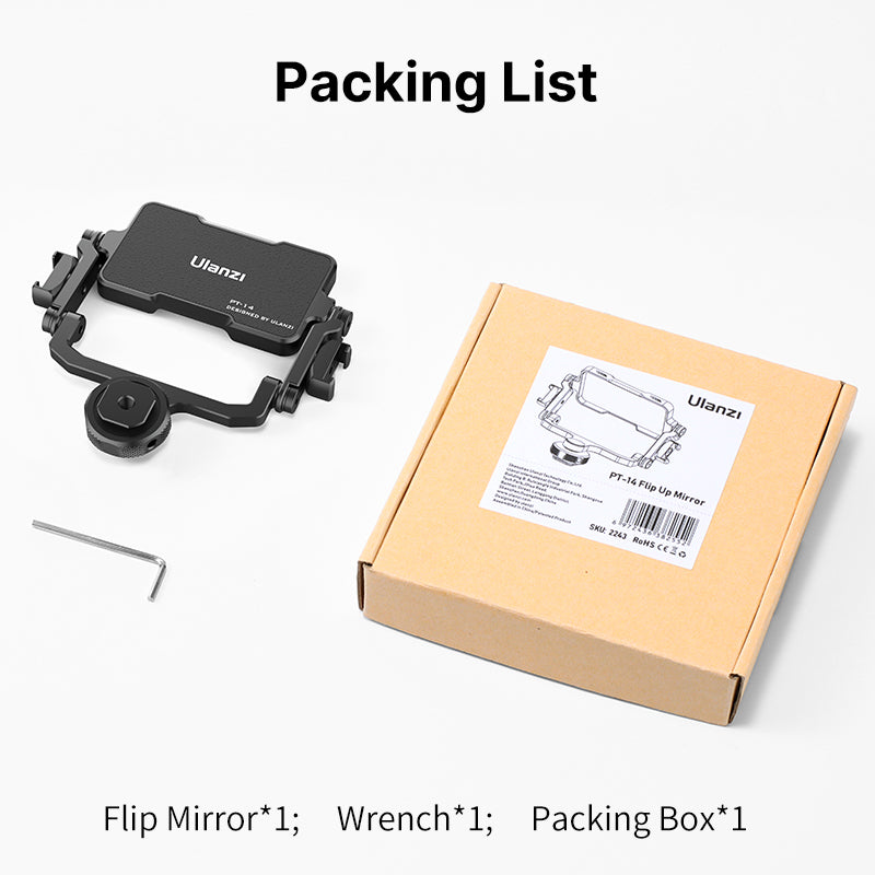 Ulanzi PT-14 Vlog & Selfie Accessories for SLR Camera Support