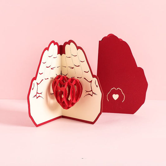 Buy 3D Laser Cut Handmade Sakura Kissing Lover Greeting Card