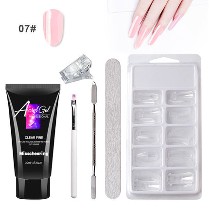Buy Painless Extension Gel Nail Art – Quick Model Crystal Gel Set