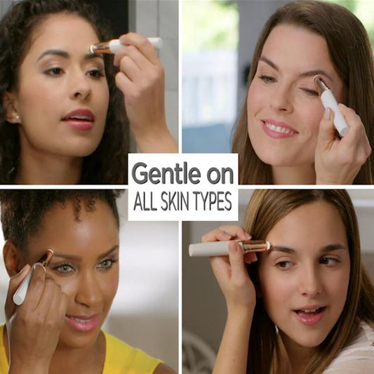 Buy Electric Eyebrow Remover with LED Light for Painless Grooming