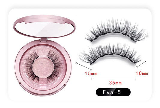 Magnetic Liquid Eyeliner with False Eyelashes and Tweezer
