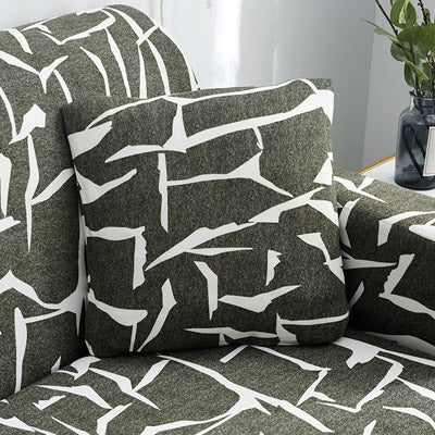 Printed Sofa Cushion Cover –Stretchable Protective Seat