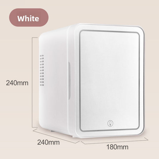 Dual Purpose Makeup Mirror Mini Refrigerator Portable Style