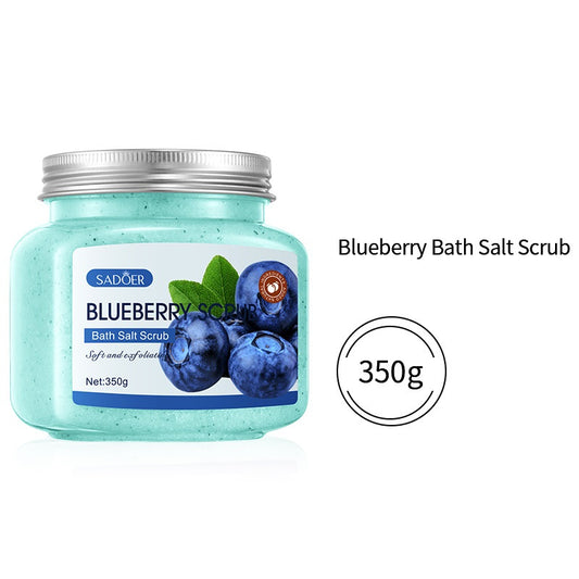 Fruit Bath Salt Scrub Cream Natural Exfoliating Body Care